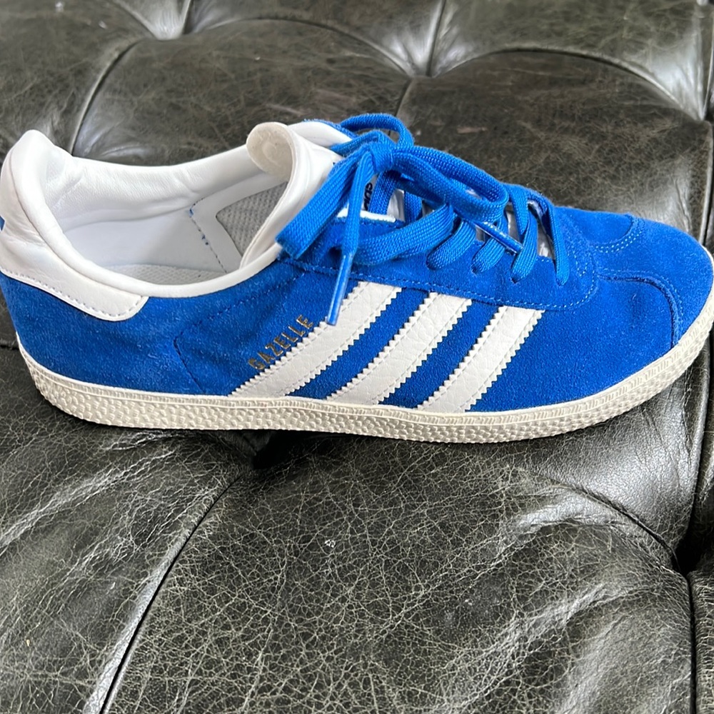 Super cute blue Adidas Gazelle